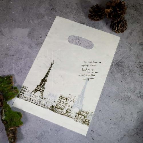 Пакет "Эйфелева башня на желтом фоне" 20х30 — PR723-20x30